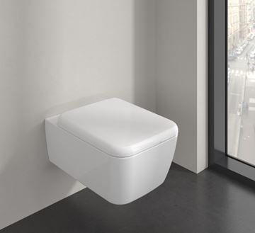 VILLEROY & BOCH SKYLA závesné WC, so SoftClosing sedátkom, TwistFlush splachovanie, alpská biela 4682CL01 Obrázek - fotka