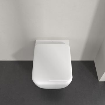 VILLEROY & BOCH SKYLA závesné WC, so SoftClosing sedátkom, TwistFlush splachovanie, alpská biela 4682CL01 Obrázek - fotka