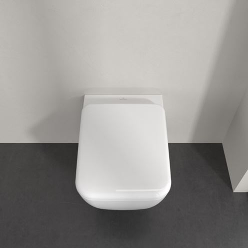 VILLEROY & BOCH SKYLA závesné WC, so SoftClosing sedátkom, TwistFlush splachovanie, alpská biela 4682CL01 Obrázek - fotka