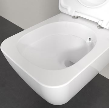 VILLEROY & BOCH SKYLA závesné WC, so SoftClosing sedátkom, TwistFlush splachovanie, alpská biela 4682CL01 Obrázek - fotka