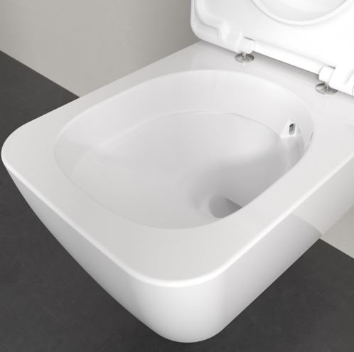 VILLEROY & BOCH SKYLA závesné WC, so SoftClosing sedátkom, TwistFlush splachovanie, alpská biela 4682CL01 Obrázek - fotka