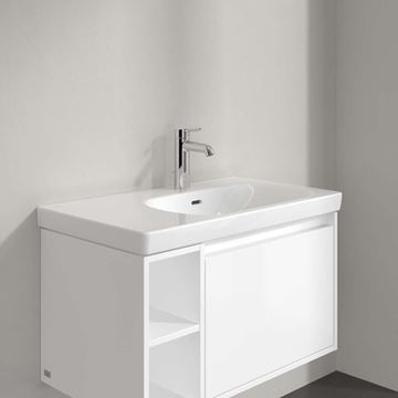 VILLEROY & BOCH SKYLA umývadlo 80 cm, s otvorom pre batériu a prepadom, alpská biela 5A52R101 Obrázek - fotka