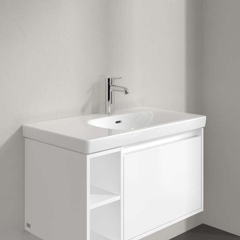 VILLEROY & BOCH SKYLA umývadlo 80 cm, s otvorom pre batériu a prepadom, alpská biela 5A52R101 Obrázek - fotka