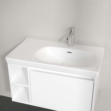 VILLEROY & BOCH SKYLA umývadlo 80 cm, s otvorom pre batériu a prepadom, alpská biela 5A52R101 Obrázek - fotka