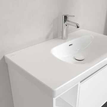 VILLEROY & BOCH SKYLA umývadlo 80 cm, s otvorom pre batériu a prepadom, alpská biela 5A52R101 Obrázek - fotka