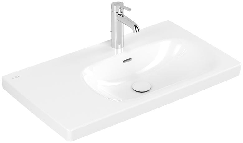 VILLEROY & BOCH SKYLA umývadlo 80 cm, s otvorom pre batériu a prepadom, alpská biela 5A52R101 Obrázek - fotka