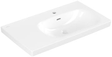 VILLEROY & BOCH SKYLA umývadlo 80 cm, s otvorom pre batériu a prepadom, alpská biela