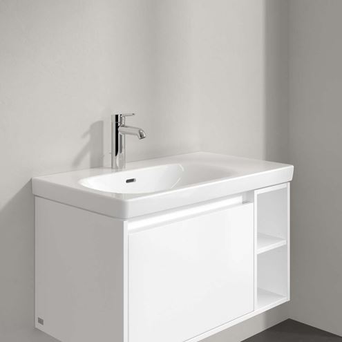 VILLEROY & BOCH SKYLA umývadlo 80 cm, s otvorom pre batériu a prepadom, alpská biela 5A52L101 Obrázek - fotka