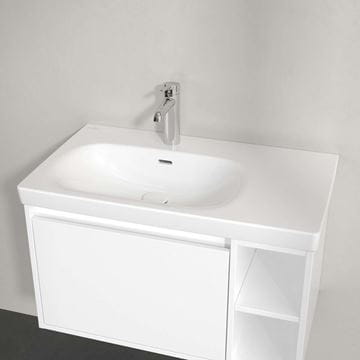 VILLEROY & BOCH SKYLA umývadlo 80 cm, s otvorom pre batériu a prepadom, alpská biela 5A52L101 Obrázek - fotka