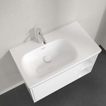 VILLEROY & BOCH SKYLA umývadlo 80 cm, s otvorom pre batériu a prepadom, alpská biela 5A52L101 Obrázek - fotka