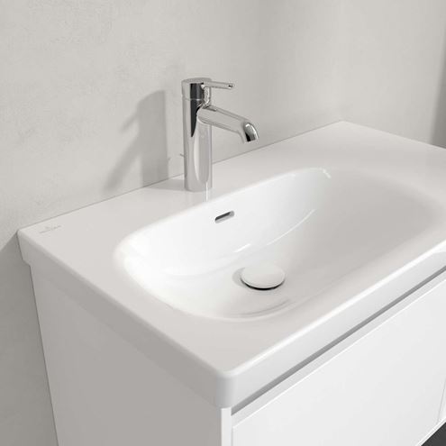 VILLEROY & BOCH SKYLA umývadlo 80 cm, s otvorom pre batériu a prepadom, alpská biela 5A52L101 Obrázek - fotka