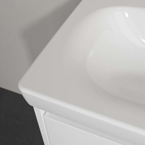 VILLEROY & BOCH SKYLA umývadlo 80 cm, s otvorom pre batériu a prepadom, alpská biela 5A52L101 Obrázek - fotka