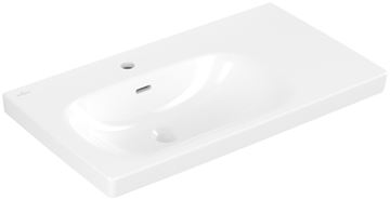 VILLEROY & BOCH SKYLA umývadlo 80 cm, s otvorom pre batériu a prepadom, alpská biela