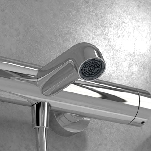 VILLEROY & BOCH SKYLA vaňová nástenná batéria, s prepínačom, chróm TVS11600300061 Obrázek - fotka