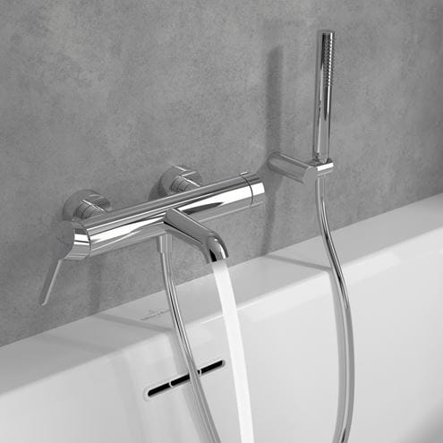 VILLEROY & BOCH SKYLA vaňová nástenná batéria, s prepínačom, chróm TVS11600300061 Obrázek - fotka