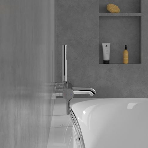 VILLEROY & BOCH SKYLA vaňová nástenná batéria, s prepínačom, chróm TVS11600300061 Obrázek - fotka