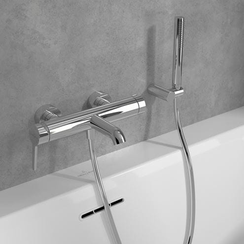 VILLEROY & BOCH SKYLA vaňová nástenná batéria, s prepínačom, chróm TVS11600300061 Obrázek - fotka