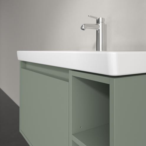 VILLEROY & BOCH SKYLA skrinka pod umývadlo 77,2x43,9x43,6 cm, 1 zásuvka, 2 police, Soft Green C78800AF Obrázek - fotka