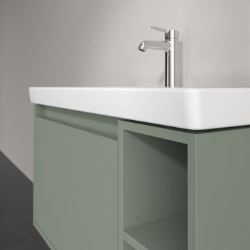VILLEROY & BOCH SKYLA skrinka pod umývadlo 77,2x43,9x43,6 cm, 1 zásuvka, 2 police, Soft Green C78800AF Obrázek - fotka