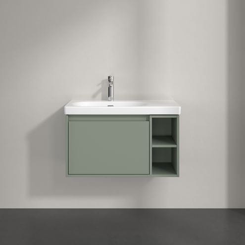 VILLEROY & BOCH SKYLA skrinka pod umývadlo 77,2x43,9x43,6 cm, 1 zásuvka, 2 police, Soft Green C78800AF Obrázek - fotka