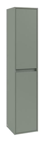 VILLEROY & BOCH SKYLA vysoká skrinka 35x34, 8x170 cm, 2 dvierka, pánty vľavo, Soft Green C80100AF Obrázek - Hlavní obrázek