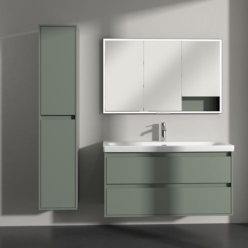 VILLEROY & BOCH SKYLA vysoká skrinka 35x34, 8x170 cm, 2 dvierka, pánty vľavo, Soft Green C80100AF Obrázek - fotka