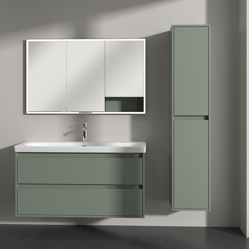 VILLEROY & BOCH SKYLA vysoká skrinka 35x34, 8x170 cm, 2 dvierka, pánty vpravo, Soft Green C80101AF Obrázek - fotka