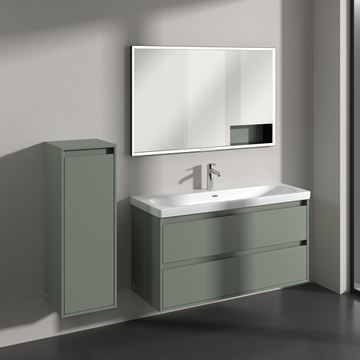 VILLEROY & BOCH SKYLA nízka skrinka 35x34, 9x100 cm, 1 dvierka, pánty vľavo, Soft Green C80200AF Obrázek - fotka