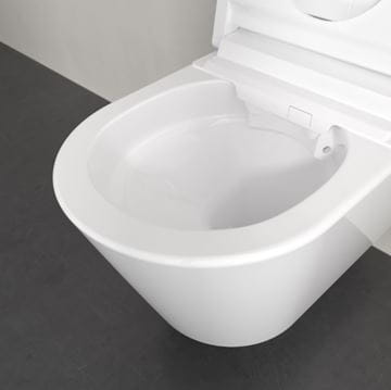 VILLEROY & BOCH TIVO sprchovacie WC s bidetovým sedátkom, SoftClosing, DirectFlush, CeramicPlus, alpská biela V22EM101 Obrázek - fotka