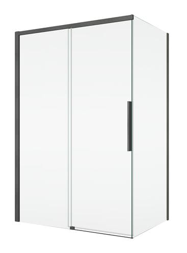 RONAL ORIANA D36F1 bočná stena 80x200 cm, gun metal brushed/číre sklo D36F1 080 26 07 Obrázek - fotka