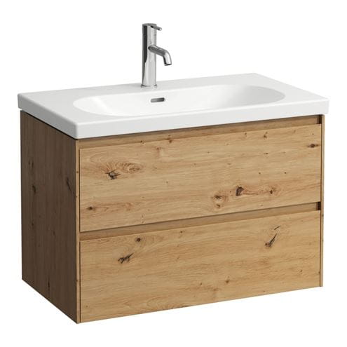 LAUFEN LANI skrinka pod umývadlo 78,4x44,2x51,5 cm, 2 zásuvky, divoký dub H4035521122671 Obrázek - Hlavní obrázek