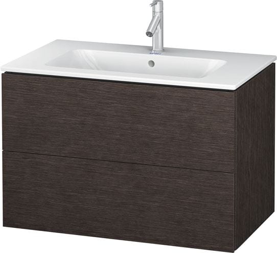 DURAVIT L-CUBE skrinka pod umývadlo 82x48,1x55 cm, 2 zásuvky, Push-open, Dark Brushed Oak LC624107272 Obrázek - Hlavní obrázek