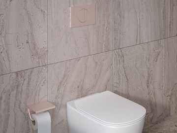 IDEAL STANDARD OLEAS M5 ovládacie tlačidlo pre dve splachovania, plast, rosé R0503RO Obrázek - fotka