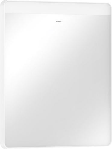 HANSGROHE XARITA LITE Q zrkadlo 60x70 cm, s osvetlením, matná biela 54957700 Obrázek - Hlavní obrázek