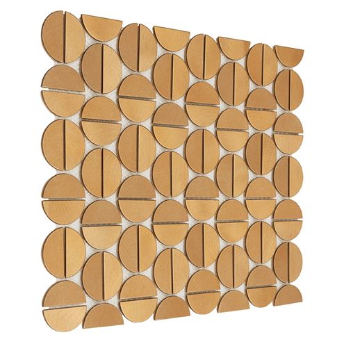 DUNIN METALLIC mozaika 29,8x35(4,8x4,8) cm, gold ALL TABS BRASS GOLD Obrázek - fotka