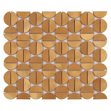 DUNIN METALLIC mozaika 29,8x35(4,8x4,8) cm, gold