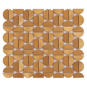 DUNIN METALLIC mozaika 29,8x35(4,8x4,8) cm, gold