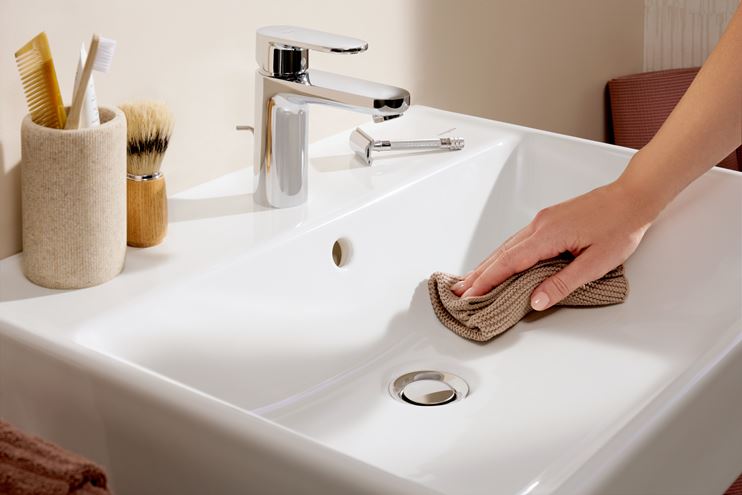 HANSGROHE XANUIA Q umývadlo 60 cm, s otvorom pre batériu a prepadom 60133450 Obrázek - fotka