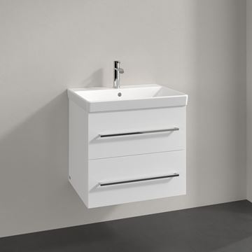 VILLEROY & BOCH AVENTO skrinka pod umývadlo 57,6x48,2x51,4 cm, 2 zásuvky, Brilliant White A88900VE Obrázek - fotka