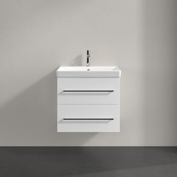 VILLEROY & BOCH AVENTO skrinka pod umývadlo 57,6x48,2x51,4 cm, 2 zásuvky, Brilliant White A88900VE Obrázek - fotka