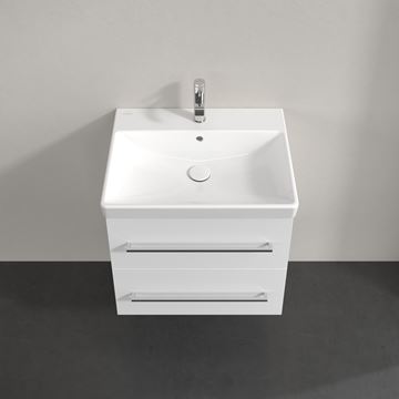 VILLEROY & BOCH AVENTO skrinka pod umývadlo 57,6x48,2x51,4 cm, 2 zásuvky, Brilliant White A88900VE Obrázek - fotka