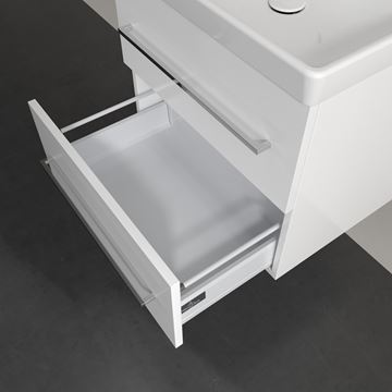 VILLEROY & BOCH AVENTO skrinka pod umývadlo 57,6x48,2x51,4 cm, 2 zásuvky, Brilliant White A88900VE Obrázek - fotka