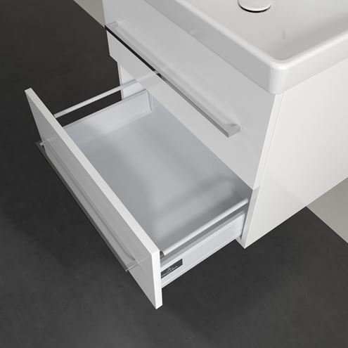 VILLEROY & BOCH AVENTO skrinka pod umývadlo 57,6x48,2x51,4 cm, 2 zásuvky, Brilliant White A88900VE Obrázek - fotka