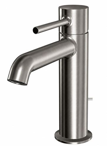 CONCEPT 300 ROUND umývadlová stojanková batéria, s odtokovou súpravou, brushed metallic  CRIPH22177CON Obrázek - Hlavní obrázek