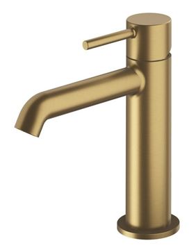 CONCEPT 300 ROUND umývadlová stojanková batéria, PVD, brushed gold brass 