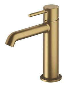 CONCEPT 300 ROUND umývadlová stojanková batéria, PVD, brushed gold brass 