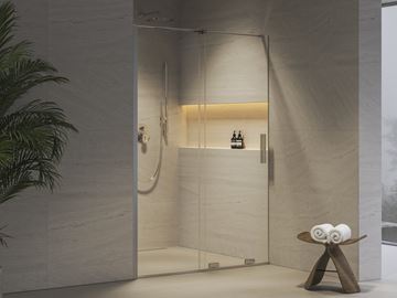 RAVAK ROLL RODP2 sprchové dvere 120x195 cm, posuvné, lesklá strieborná/číre sklo  X08VG0C00Z1 Obrázek - fotka