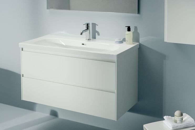 LAUFEN LUA umývadlo 100 cm, s otvorom pre batériu a prepadom H8100890001041 Obrázek - fotka