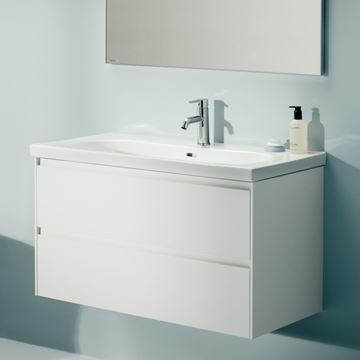 LAUFEN LUA umývadlo 100 cm, s otvorom pre batériu a prepadom H8100890001041 Obrázek - fotka