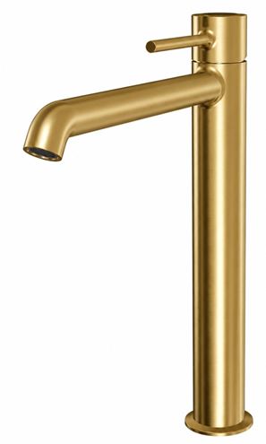 CONCEPT 300 ROUND umývadlová stojanková batéria, PVD, brushed gold brass CRIPH92296PCON Obrázek - Hlavní obrázek